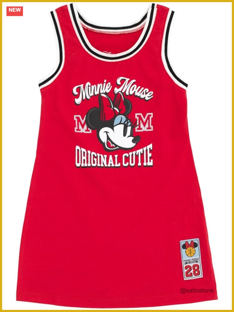 Minnie Mouse Tank Dress Toddler To Big Kid Sizes